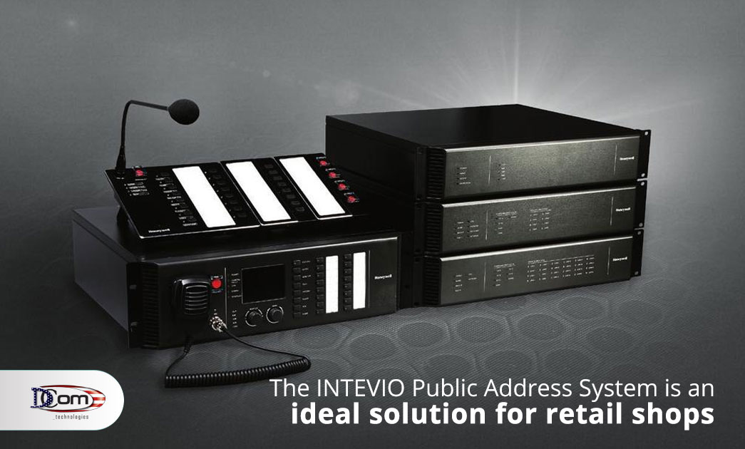 The INTEVIO Public Address System is an ideal solution for retail shops
